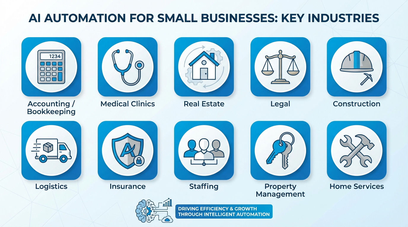 Industries that benefit most from AI automation