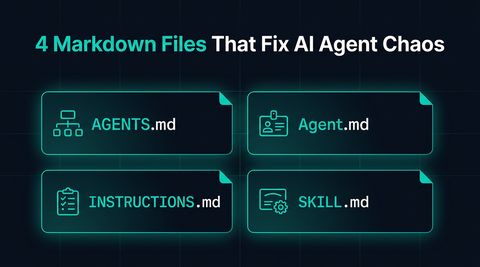 4 Markdown Files That Fix AI Agent Chaos: Instructions, Skills, Agent, Agents